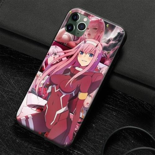 Zero Two Darling and the Franxx Anime Phone Case Cover Shell For IPhone SE 6 6s 7 8 6sPlus 7Plus 8Plus X XR XS 11 Pro Max