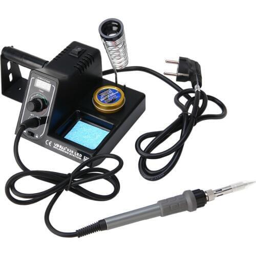1 Set 220V 60W Digital Soldering Iron Station Tip Welder Holder Set Adjustable For Welding Tools