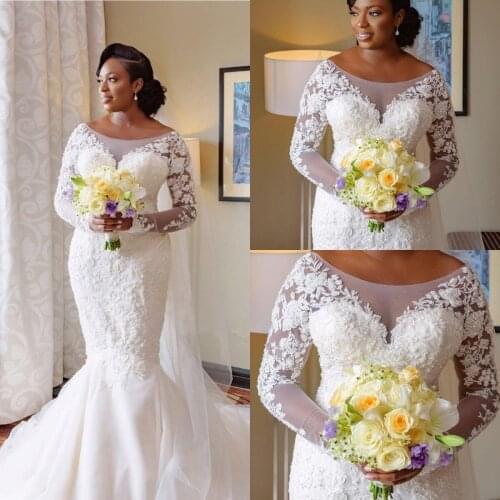 Faiokaver Long Sleeve Wedding Dresses