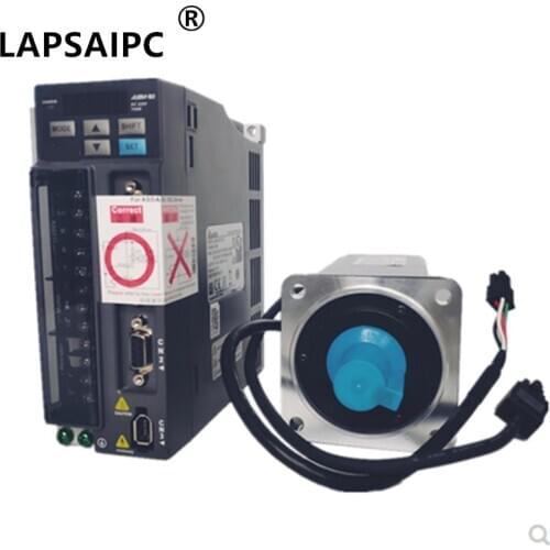 Lapsaipc ECMA-C20604RS+ASD-B2-0421-B 0.4kw 3000rpm 1.27 ASDA-B2 AC servo motor driver kits with 3m power and encoder cable used
