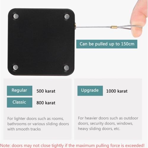 Multifunctional Pull Punch-free Automatic Closer Easy to Install Anti-corrosion Door Closing Device for Car Door Buffer Closing
