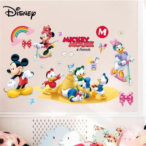 Disney Mickey Mouse stickers with new Minnie sticker childrens room decoration stickers