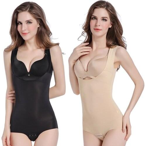 Corset Ice Silk One Piece One Piece Corset Ladies Postpartum Corset Bodysuit Postpartum Belt Body Recovery Shapewear