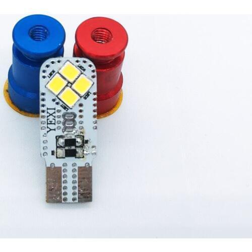 Vieruodis 1pc/8pcs Car T10 LED W5W 12V LED License Plate Light Clearance Lights for Honda Fit 2015 for Toyota Corolla 2011