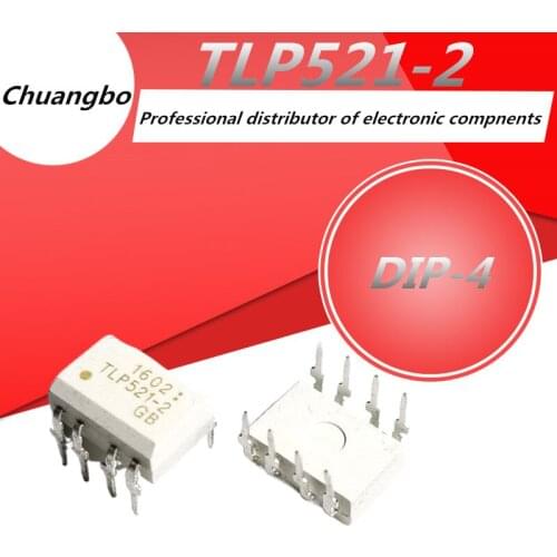 10pcs/lot TLP521 P521-2 TLP521-2GB DIP-4 SMD-8 HIGH DENSITY MOUNTING PHOTOTRANSISTOR OPTICALLY COUPLED In Stock