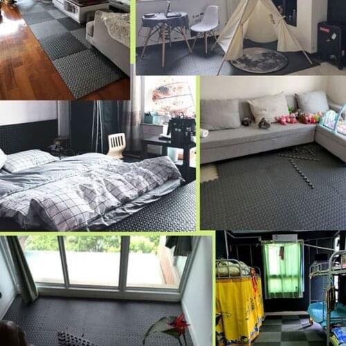 6PCS assembled puzzle home fitness foam sports mat sound insulation shockproof waterproof insulation protective mat