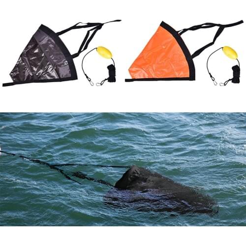 60cm Sea Drogue Anchor Float Marine Kayak Drift Anchor 15-30ft Rowing Sock Brake Boat Fishing Canoe Mounchain