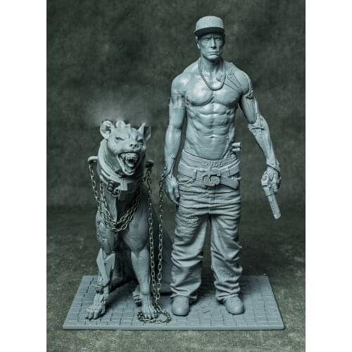 GK Handmade White Model Resin Keoss Masonss DADDY FIGURE Unpainted Kits Statue