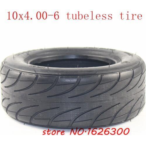 High quality 10X4.00-6 10*4.00-6 Tire Tubeless Vacuum Tyre For Electric Citycoco Scooter Go karts ATV Quad bike OFF-Road