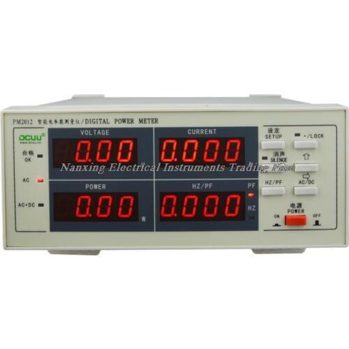 Fast arrival PM2012 AC DC Voltage Current Power Factor & Power Meter 300V/600V,20A Tester Perfect replacement PF9802