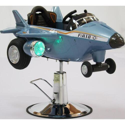 Childrens hairdresser car toy car hairdressing chair childrens haircut chair four-wheeled aircraft baby music hairdressing