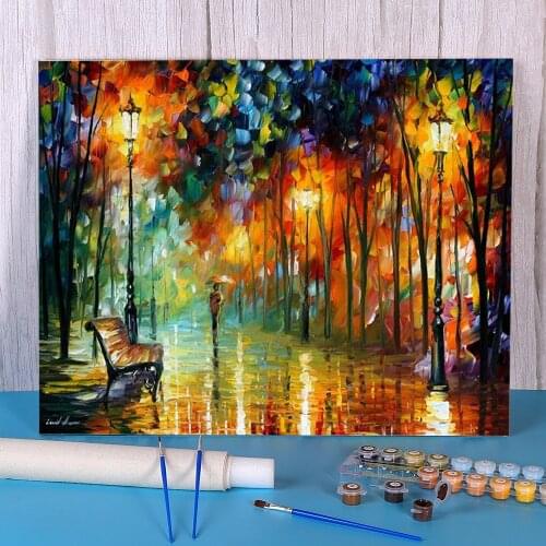 Stroll Oil Painting Paint By Numbers Kit Acrylic Paints 40*50 Picture By Numbers Photo Loft Picture For Adults Handiwork