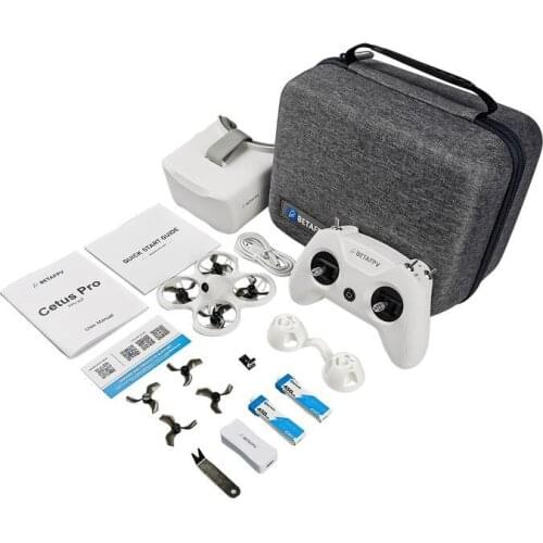 BETAFPV Cetus Pro FPV Kit 1S 800TVL Brusheless FPV Drone LiteRadio 2 SE Radio Transmitter VR02 FPV Goggles for FPV New Pilot