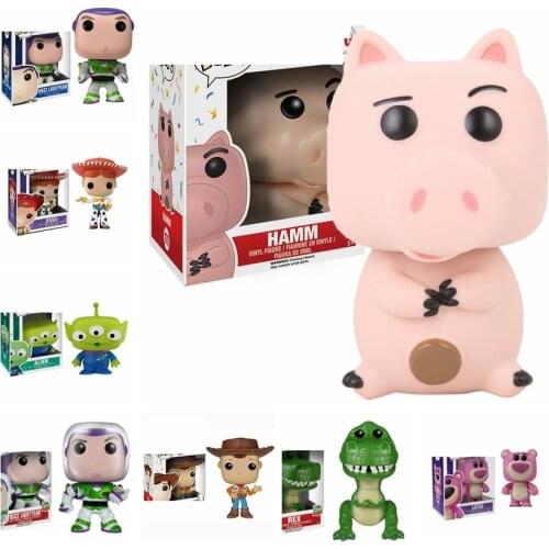 Disney Pixar Movie Toy Story 4 Woody 168 169 170 Buzz Light Year Alien Rex Lotso Hamm PVC Action Figures Collection Model Toys