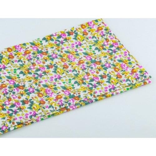 1 Piece fFloral and Leaves Designs 50cmx50cm Pre-cut Fat Quarter Clothing Sewing Quilting Patchwork Printed Cotton Fabrics