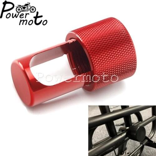 Red CNC Aluminum Luggage Rack Clip Screw On Holder Fixing Buckle Bracket For Piaggio Medley Beverly 300 Liberty125 FLY150 ZIP50