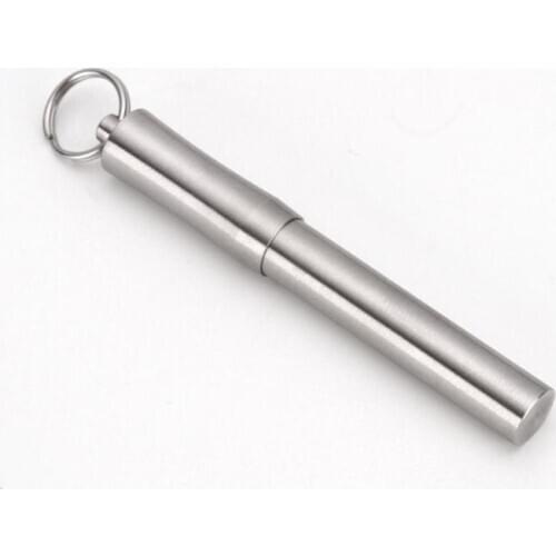 Multifunction Toothpick Holder Medicine Storage Organizer Bottle Outdoor Old Man Mini Portable Pill Bottle Metal Canister SN3429