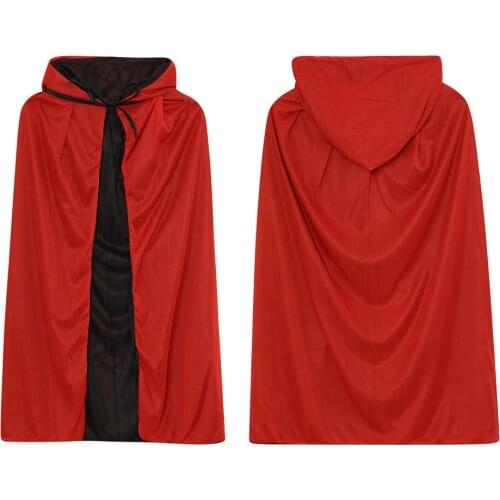 Halloween Cloak Costume Double-sided Cape Vampire Cosplay Fancy Dress Decoration