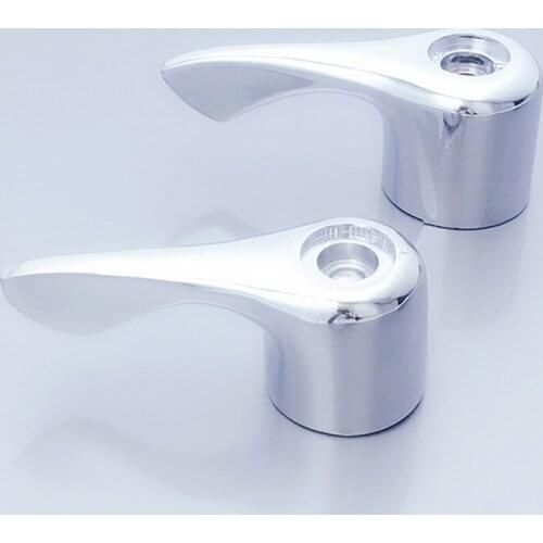 New Faucet Handle Switch Chrome Plated faucet Handle Replacement Bathroom Kitchen