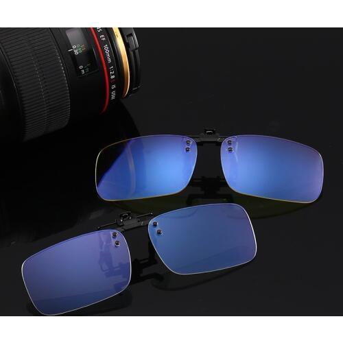 Unisex Anti blue Ray Clip On Glasses Near-Sighted Myopia Night Vision Lens Computer Gaming Blue light blocking Eyeglasses L3