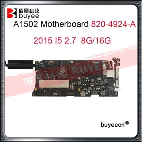 Tested A1502 logicboard Motherboard i5 2.7G 8GB for MacBook Pro Retina 13" A1502 Motherboard 2015 820-4924-A