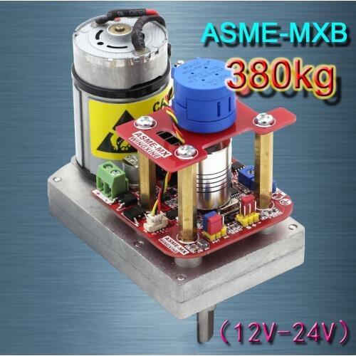 High Torque Servo DC 12V~24V 380kg.cm Steel Gear 3600 Degree for Large Robot ASME-MXB