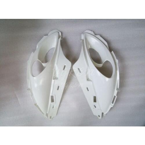 Upper Front Nose Headlight Scoop Turn Signal Fairing fit for Hayabusa GSX1300R 2008-2014 Left Right Unpainted White