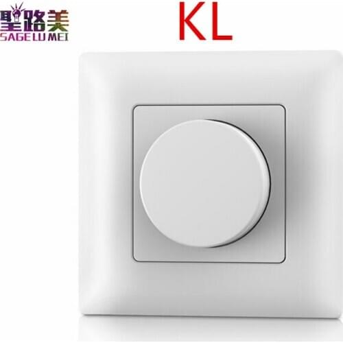 KL AC85V-265V 0-10V Rotary panel dimmer Output High voltage AC input AC relay output work R1 For single color LED strip light