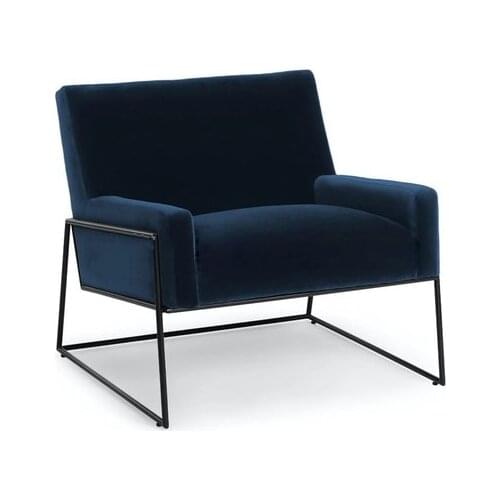 Nordic modern simple recliner light extravagant small cloth art room lazyman chair network celebrity single chair villa custom f