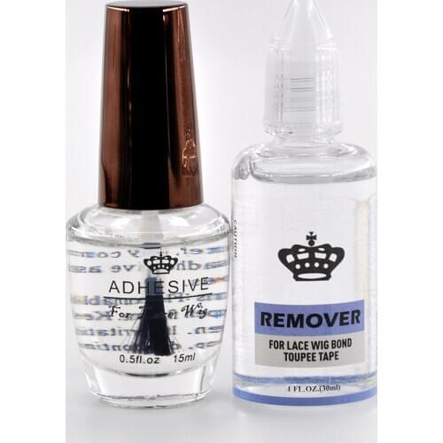 0.5FL .OZ(15ml) Profession Wig Adhesives Glue Brush-on For Lace Wig/Toupee High Quality Hair Beauty Salon Accessory