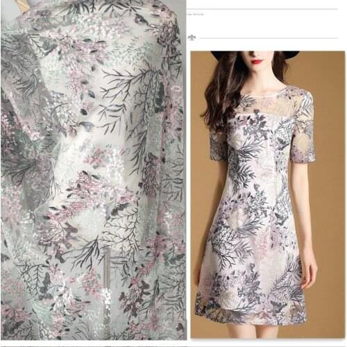 135*100cm Retro design lady prom Dress Applique DIY Headdress scarf veil Embroidered Lace Fabric Patch curtain table cover