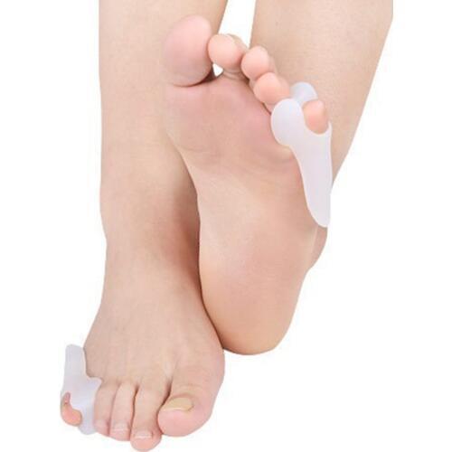 2 Pcs = 1 Pair Gel Silicone Bunion Corrector Big Toe Separators Straightener Spreader Foot Care Tool Hallux Valgus Pro massager