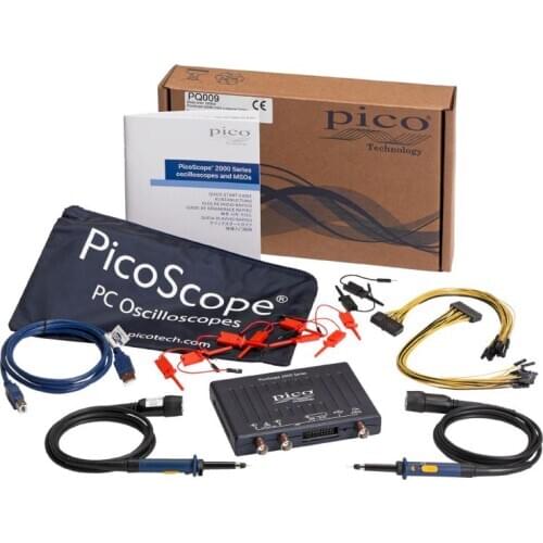 PicoScope 2405A 4 Channel 25MHz USB Oscilloscope with 4 Probes