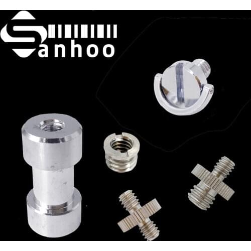 5pcs 1/4 To 3/8 Male To Female D-Ring Adapter Screw For Camera DSLR Tripod Flash Support Mount Quick Release Plat Gadgets ZM56