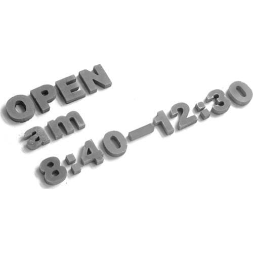 Handmade Alphabet Plaster Moulds 26 Letter Silicone Concrete Moulds Nordic Minimalism Craft Wall Decorative Tool