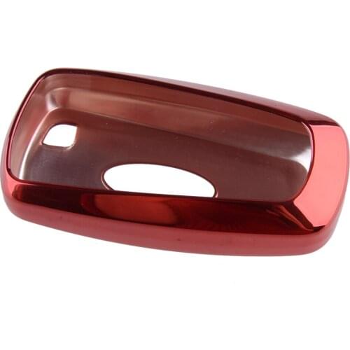 Car Red Smart Key Fob Cover Case Fit For Ford Focus MK4 Explorer Ranger Mondeo Escape Fusion Mustang Edge Ecosport F-150 2020