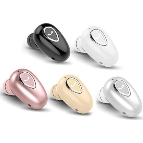 YX01 Bluetooth Headset Wireless In-ear Mini Sports Invisible Stereo for iPhone Xiaomi Samsung HTC All smartphones