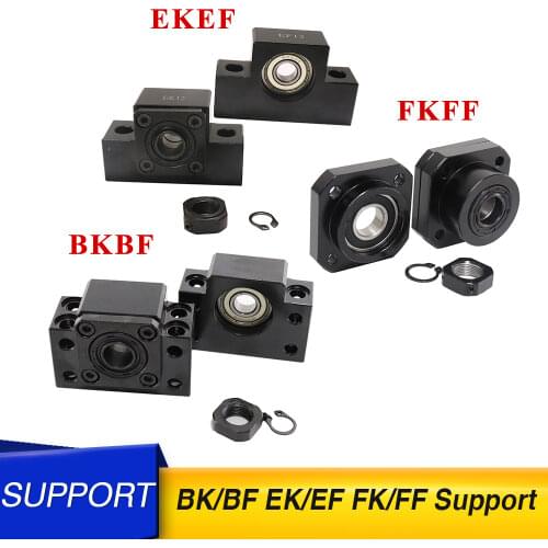 BK10 BF10 BK12 BF12 BK15 BF15 BK20 BF20 FK10 FF10 FK12 FF12 FK15 FF15 EK10 EK12 SFU1204 SFU1605 SFU2005 Ball Screw End Support