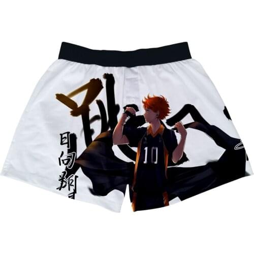 BSLNXNMA Anime Young Manga Haikyuu 3D Panties Mens Underwear Boxers Breathable Man Boxer Underpants Comfortable Shorts