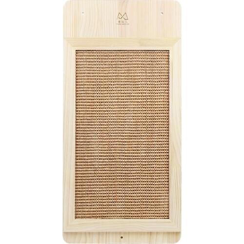 Cat scratching wooden board toilet board pet cat wall-mounted scratching board kitten scratching sisal pad furniture sofa claw p