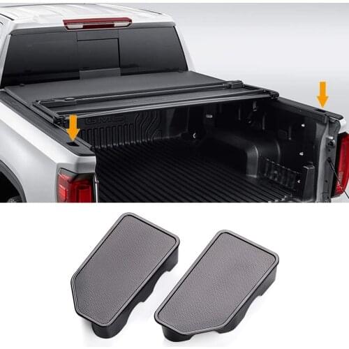 For Chevrolet Silverado 1500 2500 2500HD 3500 GMC Sierra 1500 2014~2018 Truck Bed Rail Stake Pocket Cover Caps Rail Hole Plugs