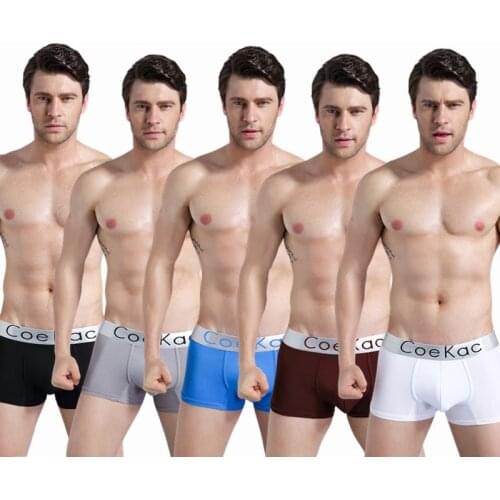 Haute Qualité Coton Boxer Homme Calecon Homme Sous Vetement Homme Caleçon Boxeur Sexy Slip Underwear Men Shorty Caleçon
