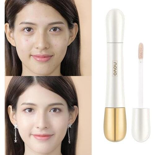 Double-Head Concealer Professional Cosmetics Cover Spots Acne Marks Dark Circles Freckles Natual Face Makeup Tools N3