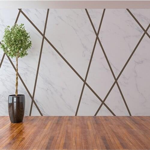 Custom 3D Mural Wallpaper Wall Painting Modern Abstract Geometric Lines Creative Hotel Bedroom Background Photo Wallpaper Walls