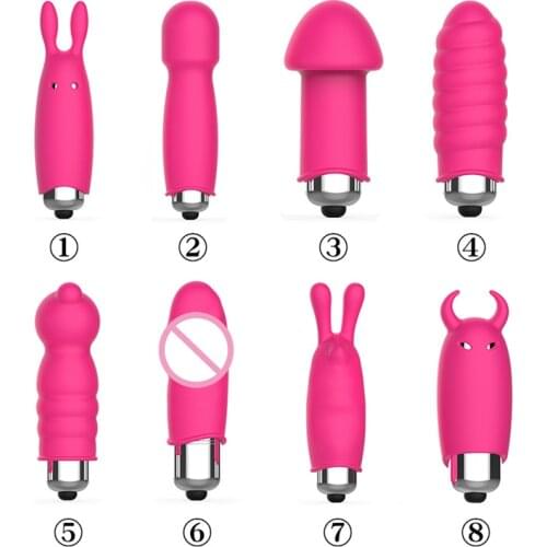New 8 Types Of Adult Sex Shop Product Female Mini Vibrating Massager AV Masturbation Device Fun Vibrator for clitoris Magic Wand