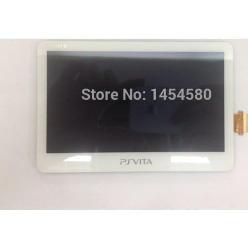 Original used lcd display screen for ps vita psv psvita 2000 assembled white