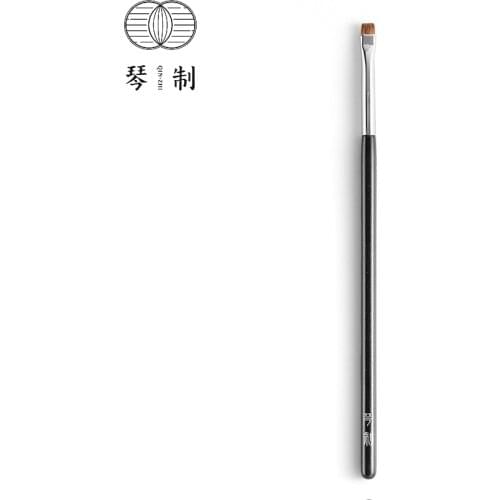 QINZHI Professional Handmade Make Up Brush 13 Flat Top Eyeliner Brush Soft Weasel Hair Horse Hair Makeup Brushes