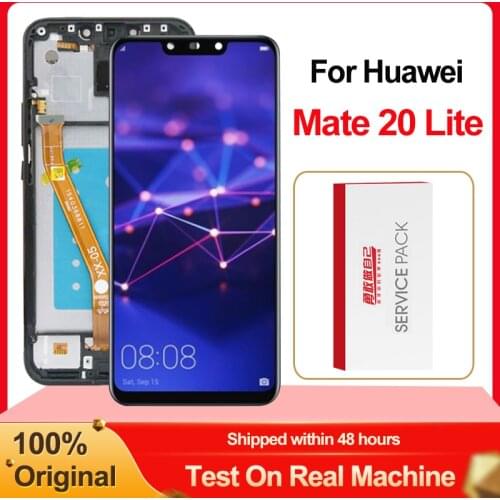 Tested Original LCD Display 6.3'' For Huawei Mate 20 lite LCD For Huawei Mate 20 Lite Display Touch Screen Digitizer Assembly