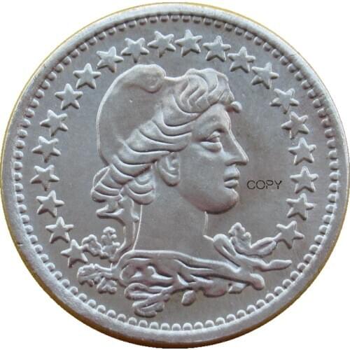 Brazil 20 REIS Mixed Dates 1918 1919 1920 1921 1927 1935 Copper and Nickel Alloy Coins Copy