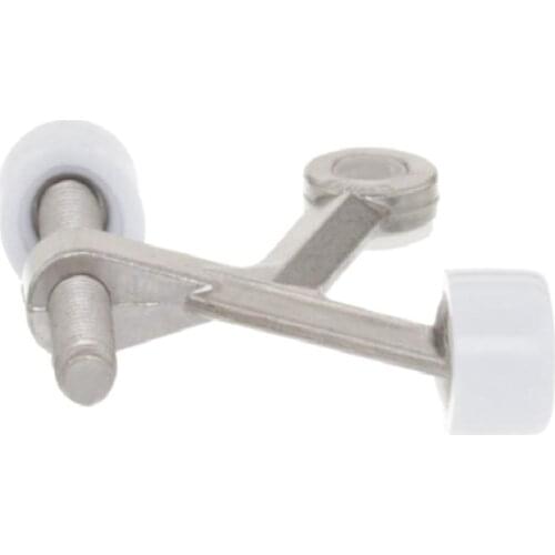 P15D Heavy Duty Adjustable Hinge Pin Door Stopper Stop with Bumper Tip Hardware Home